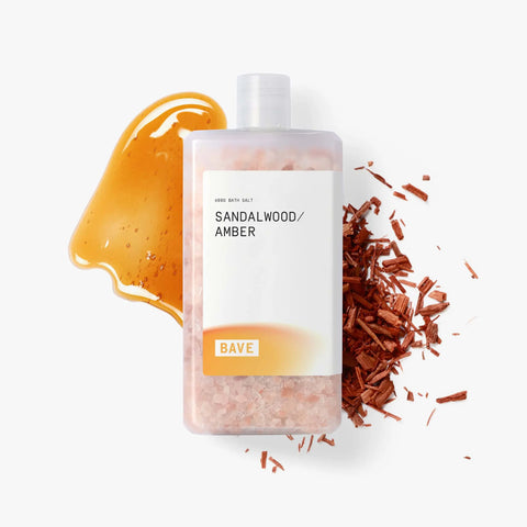 SANDALWOOD AMBER BATH SALT BAVE