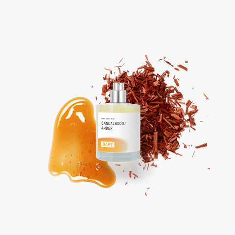 SANDALWOOD AMBER BODY MIST BAVE