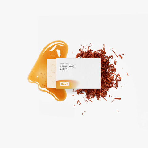 SANDALWOOD AMBER SALT SOAP