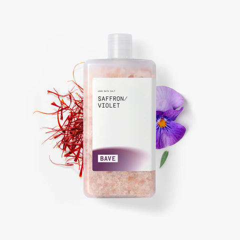 SAFFRON VIOLET BATH SALT