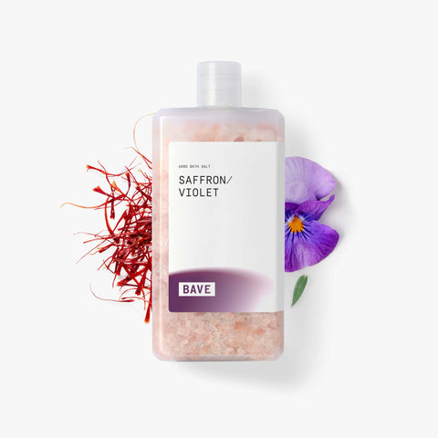 SAFFRON VIOLET BATH SALT
