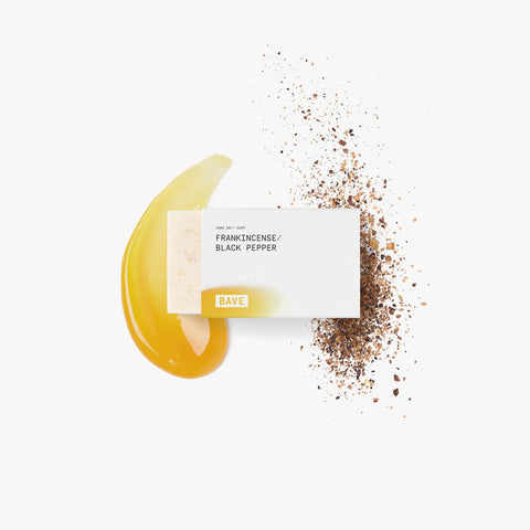 FRANKINCENSE BLACK PEPPER SALT SOAP