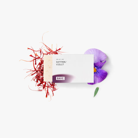 SAFFRON VIOLET SALT SOAP